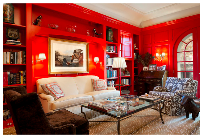 The best Benjamin Moore red paint colors, via #RoomLust